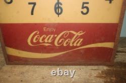 Vintage 1960's Coca Cola Soda Pop 16 Lighted Swihart Metal Clock Sign WORKS