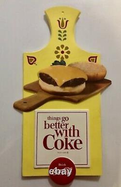 Vintage 1960's Coca Cola Vacuform TGBWC Sign