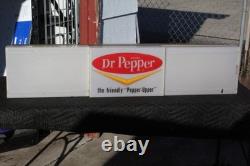 Vintage 1960s Dr Pepper Menu Board Sign Soda Pop Diner Coca Cola Pepsi Gas Oil
