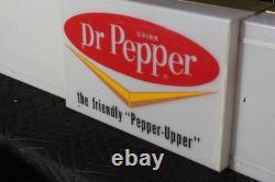 Vintage 1960s Dr Pepper Menu Board Sign Soda Pop Diner Coca Cola Pepsi Gas Oil