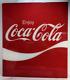 Vintage 1970s Coca Cola Plexiglass Advertising Sign 22x 19.5