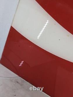 Vintage 1970s Coca Cola Plexiglass Advertising Sign 22x 19.5