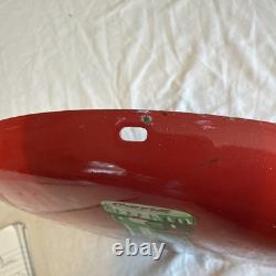 Vintage 1990 Coca-Cola Metal Round Sign Vintage 1990 Coca-Cola Metal Round Sign