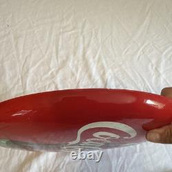 Vintage 1990 Coca-Cola Metal Round Sign Vintage 1990 Coca-Cola Metal Round Sign