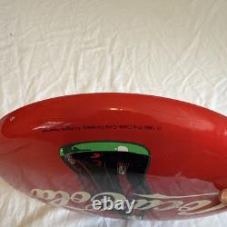 Vintage 1990 Coca-Cola Metal Round Sign Vintage 1990 Coca-Cola Metal Round Sign