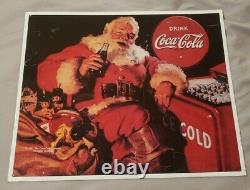 Vintage 1991 Drink Coca Cola Metal Sign
