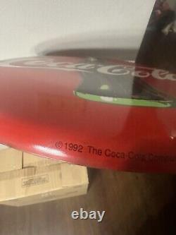 Vintage 1992 Original 20 Coca Cola Metal Button Sign