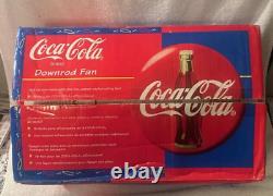 Vintage 1998 Coca Cola Fan 4 Blade Ceiling Fan In Original Open Box