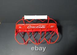 Vintage 25¢ Coca-Cola RARE 6-Pack Wire Rack J. H. Sessions & Sons Bristol, CT