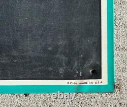 Vintage 28 by 19 Double Cola Coke Soda Pop menu board metal Sign nice shape