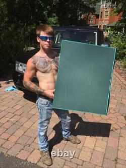 Vintage 28 by 19 Double Cola Coke Soda Pop menu board metal Sign nice shape