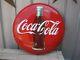 Vintage 36 Porcelain Coca Cola Bottle Button Coke Sign