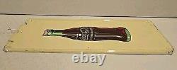 Vintage 40 Original 1947 Coca Cola Bottle Vertical Pilaster Sign Soda Coke