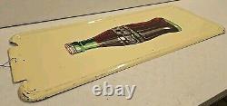 Vintage 40 Original 1947 Coca Cola Bottle Vertical Pilaster Sign Soda Coke