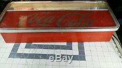 Vintage 40s 50s price bros counter top lighted coca cola coke sign
