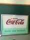 Vintage 50s 60s Coca-Cola Pause and Refresh Light-up Diner Sign