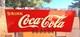 Vintage 56×20 Tin Coca Cola Sign