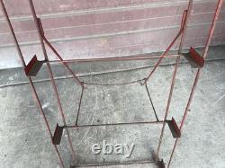 Vintage 60s Original Coca-Cola Bottle Return Rack Coke Display Crate Rack Sign