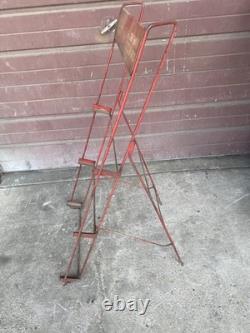 Vintage 60s Original Coca-Cola Bottle Return Rack Coke Display Crate Rack Sign