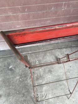 Vintage 60s Original Coca-Cola Bottle Return Rack Coke Display Crate Rack Sign