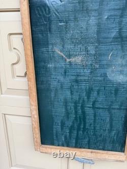 Vintage''7 UP MENU BOARD METAL SIGN 23.5 X 14.5 Wood Framed Chalk Holder
