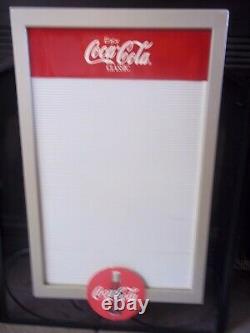 Vintage 80's Era Coca-Cola Lrg Size Menu Board Sign EC! WithOriginal Letter Sets