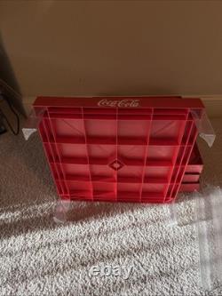 Vintage 90s 48 Coca-Cola COKE Soda 4 Tier Stackable Store Display Shelf Shelves