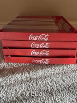 Vintage 90s 48 Coca-Cola COKE Soda 4 Tier Stackable Store Display Shelf Shelves