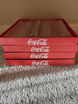 Vintage 90s 48 Coca-Cola COKE Soda 4 Tier Stackable Store Display Shelf Shelves