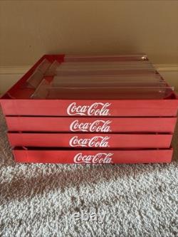 Vintage 90s 48 Coca-Cola COKE Soda 4 Tier Stackable Store Display Shelf Shelves