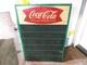 Vintage Advertising Coca Cola Menu Sign Board tin 1960s
