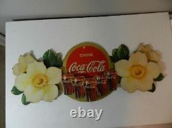 Vintage Advertising Sign -1939 Coca-cola Festoon Advertising Sign-vintage Diner