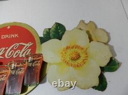 Vintage Advertising Sign -1939 Coca-cola Festoon Advertising Sign-vintage Diner