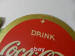 Vintage Advertising Sign -1939 Coca-cola Festoon Advertising Sign-vintage Diner