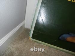 Vintage Advertising Sign- 1942 Coca-cola Cardboard Sign- World War 2- Drive-in