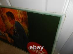 Vintage Advertising Sign- 1942 Coca-cola Cardboard Sign- World War 2- Drive-in