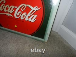Vintage Advertising Sign- 1942 Coca-cola Cardboard Sign- World War 2- Drive-in