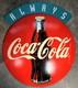 Vintage Always Coca Cola Hard Plastic Signage Size Large 42.5x39