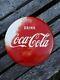 Vintage/Antique 16 Coca Cola Button Sign Coke Sign A-M 2-51