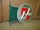 Vintage Antique JIC JAC Soda Flange Sign Non Porcelain Stout Sign CoMUST SEE