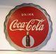 Vintage Bottle Cap Drink Coca-Cola Sign by Kay Displays, Inc