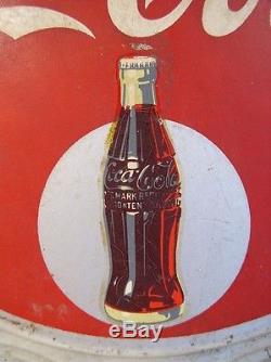 Vintage Bottle Cap Drink Coca-Cola Sign by Kay Displays, Inc