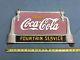 Vintage COCA-COLA FOUNTAIN SERVICE CAST IRON Sign Advertising