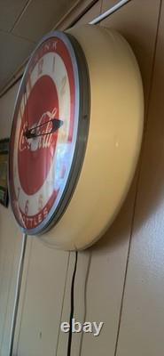 Vintage COKE A COLA corded Clock