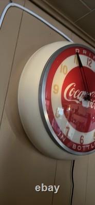 Vintage COKE A COLA corded Clock