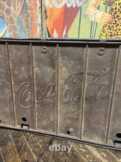 Vintage C. 1900 Coca Cola 72 Bottle Railroad Crate Carrier Sign Coke 7up Pepsi