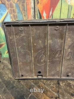 Vintage C. 1900 Coca Cola 72 Bottle Railroad Crate Carrier Sign Coke 7up Pepsi