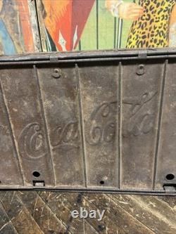 Vintage C. 1900 Coca Cola 72 Bottle Railroad Crate Carrier Sign Coke 7up Pepsi