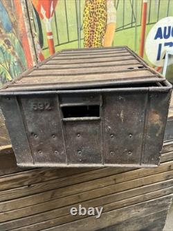 Vintage C. 1900 Coca Cola 72 Bottle Railroad Crate Carrier Sign Coke 7up Pepsi