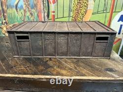 Vintage C. 1900 Coca Cola 72 Bottle Railroad Crate Carrier Sign Coke 7up Pepsi